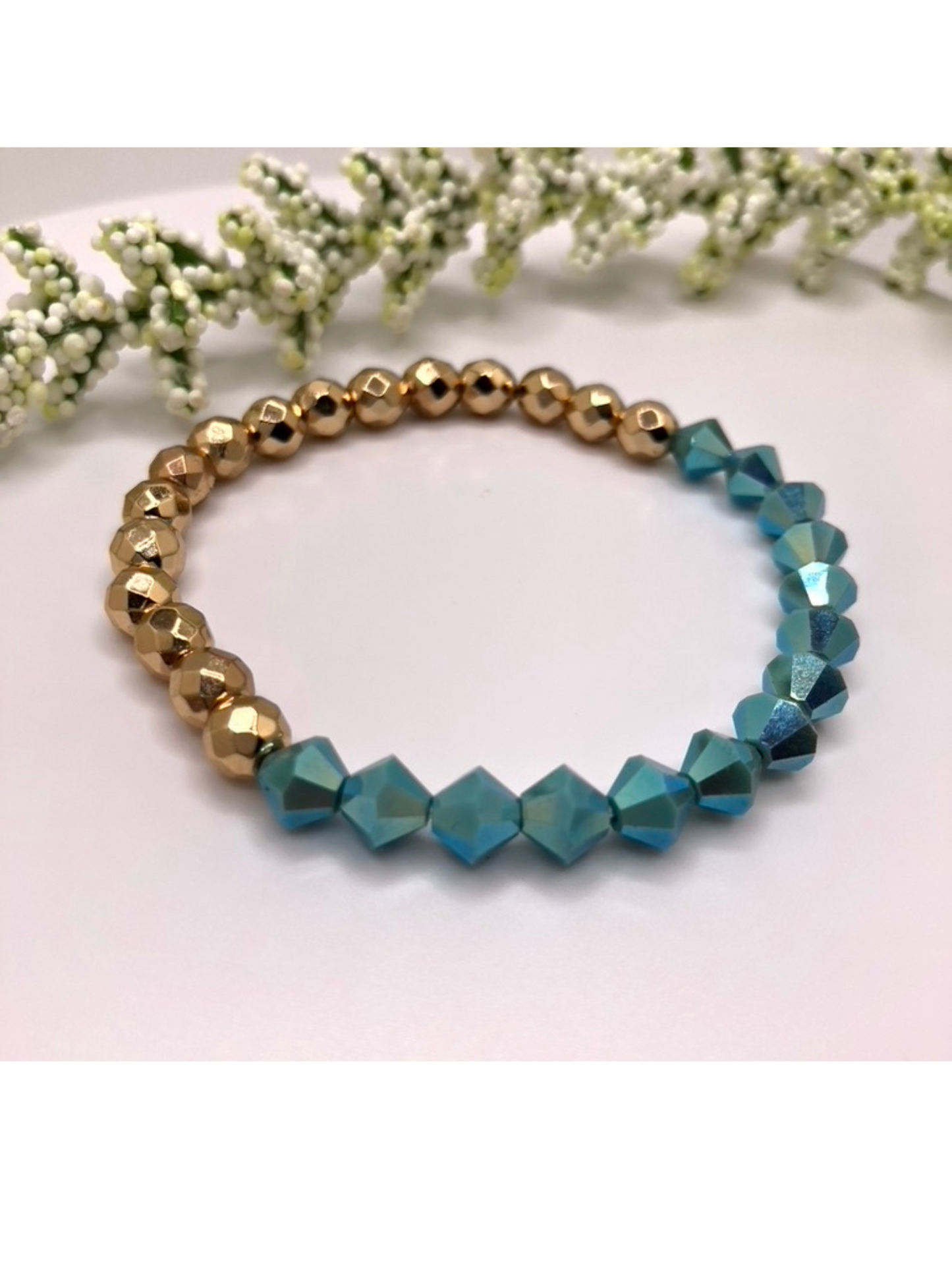 Beaded Bracelet Stack- Set of Five