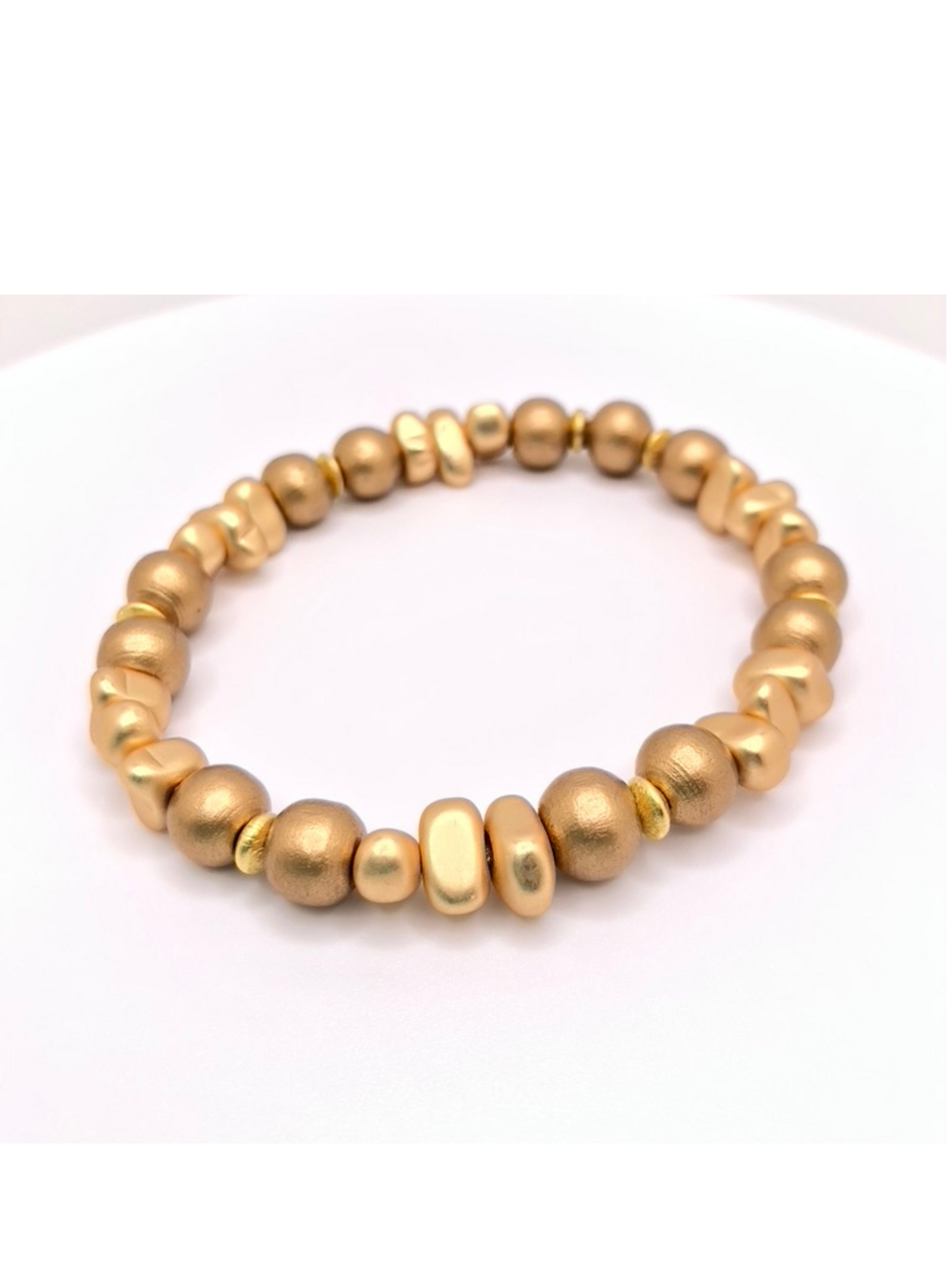 Beaded Bracelet Stack- Set of Five