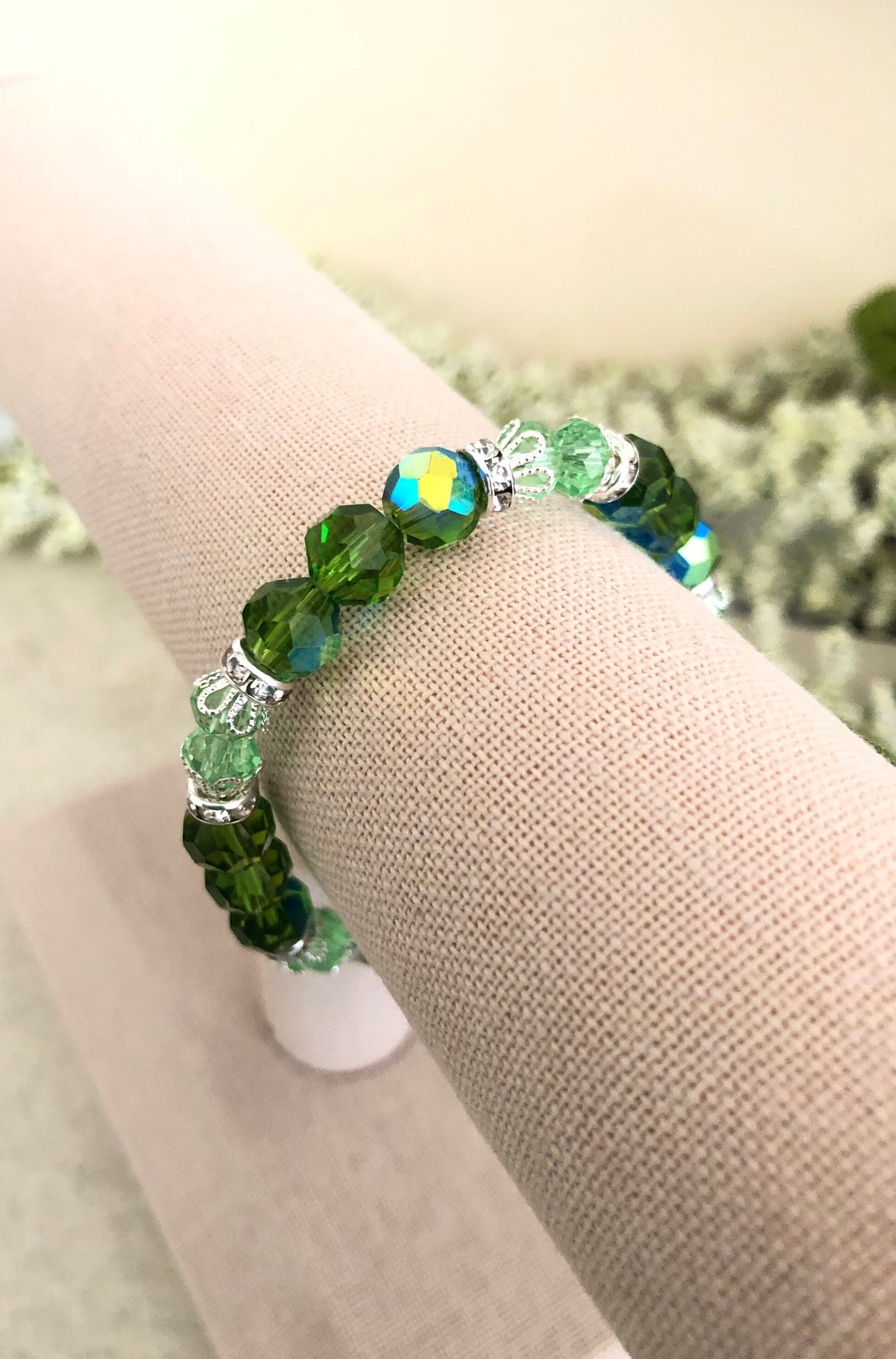 Green Crystal Bracelet