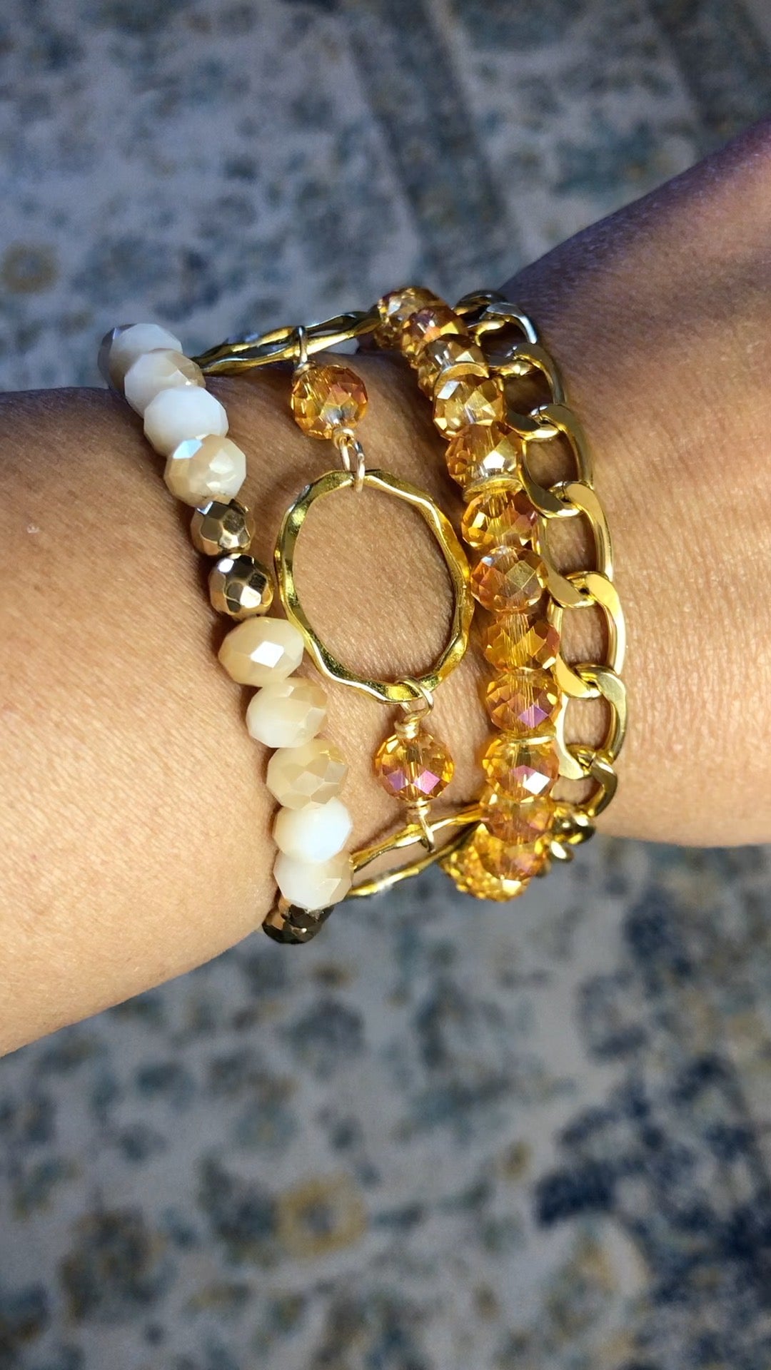 Tangerine and Gold Stack