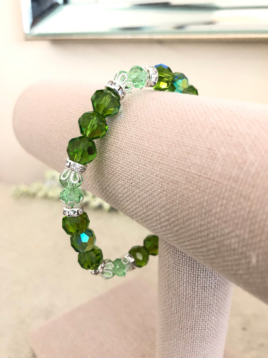 Green Crystal Bracelet