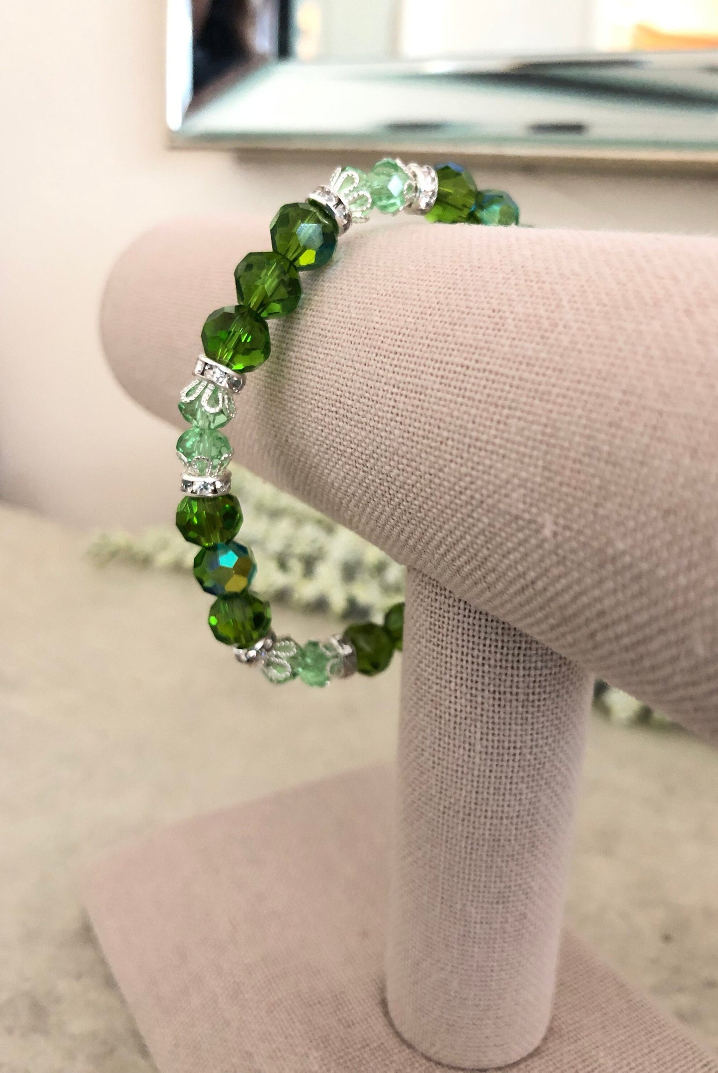 Green Crystal Bracelet